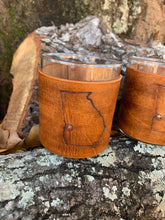 Load image into Gallery viewer, Leather Wrapped State Tumbler