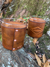 Load image into Gallery viewer, Leather wrapped Ranger tumbler
